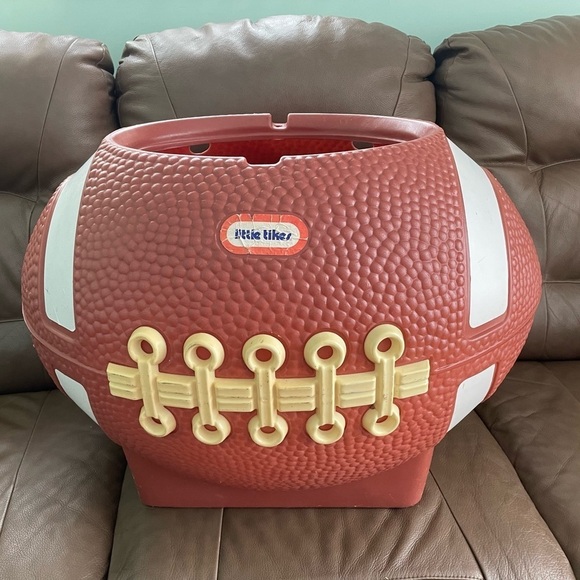 little tikes Other - Vintage  Little Tikes Football Toy Box Storage  Hamper Tailgate Cooler Man Cave 